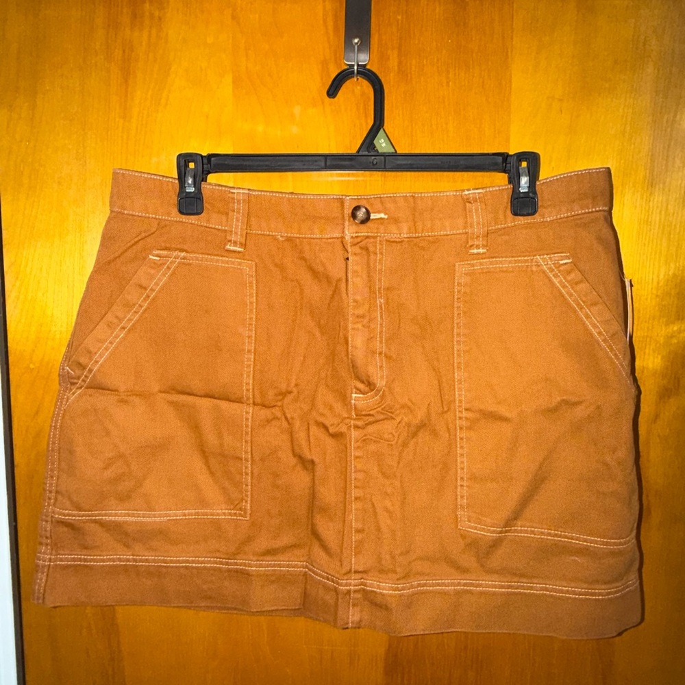 Old Navy Rust Orange Brown Mini Skirt